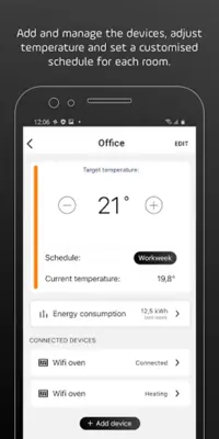 Glamox Heating android App screenshot 2